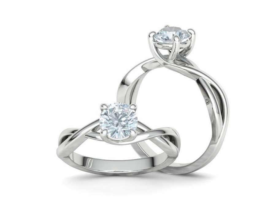 Anillo de compromiso Ahurora con diamante